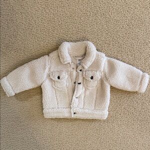 Baby Cozy Cream Sherpa Jacket